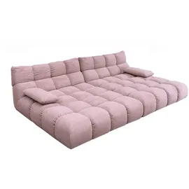 KAWOLA Big Sofa VIVIEN Cord 0 x 0 x 0 cm Rosa