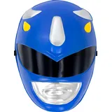 Funidelia | Power Ranger Maske blau für Jungen Film und Serien, Superhelden, Zeichentrickfilm - Zubehör für Kinder, Zubehör für Kostüm - Blau