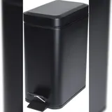 Storage Solutions Metall Mülleimer 5 l Schwarz