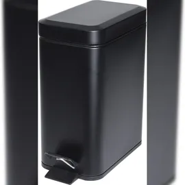 Storage Solutions Metall Mülleimer 5 l Schwarz