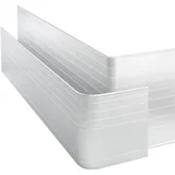 BECKMANN KG BKX2 Alu-Einfassung 20 cm hoch, 6er-Set Gesamtlänge 708 cm