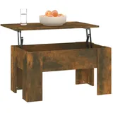 vidaXL Couchtisch Räuchereiche Eiche 79 x 49 x 41 cm