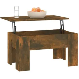 vidaXL Couchtisch Räuchereiche Eiche 79 x 49 x 41 cm
