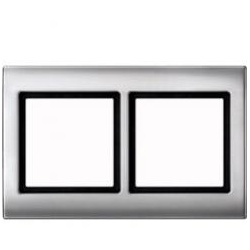 AQUADESIGN-Rahmen 2fach (aluminium glänzend)