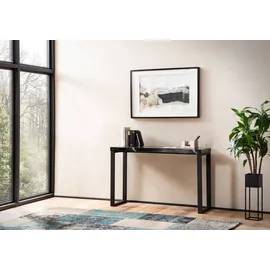 Wohnling Konsolentisch 120x40x76 cm Schwarz