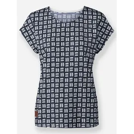 Casual Looks Print-Shirt Blau 40