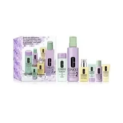 CLINIQUE Une belle peau chez vous et en voyage : Peau sèche à mixte Emballage(S) Combi 200+30+487+60+125+30 ml
