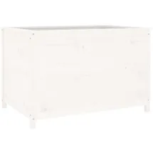 vidaXL Hochbeet 119,5 x 82,5 x 78 cm Weiß