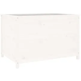 vidaXL Hochbeet 119,5 x 82,5 x 78 cm Weiß