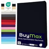 Buymax Spannbettlaken 60x120 70x140 80x200 90x200 100x200 120x200 140x200 160x200 180x200 200x200 Baumwolle Bettlaken Jersey