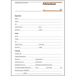 Sigel Fahrtenbuch - 32 Blatt - A5