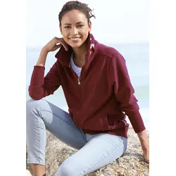Elbsand Sweatjacke Alvis – Damen, weinrot, Gr. S