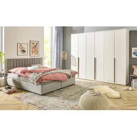 Stella Trading Drehtürenschrank 6-türig 270 x 225 x 52 cm Weiß