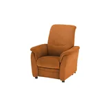 Polstermöbel Oelsa Fernsehsessel Sarah Flachgewebe 91 x 103 x 97 cm Orange elektrisch