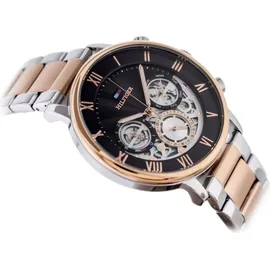 Tommy Hilfiger Legend 1710570 Herrenuhr - Silber/Schwarz