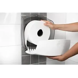 Katrin Toilettenpapierspender S 82117 schwarz, weiß Kunststoff, 1 St.