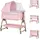 Chipolino Beistellbett Charisma Matratze höhenverstellbar Räder Ablagefach Gurt rosa