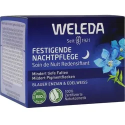 WELEDA festigende Nachtpflege blauer Enz.&Edelwei. 40 ml