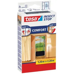 tesa Fliegengitter-Gewebe tesa Fliegengitter Insect Stop COMFORT für Türen - 1,2 m x 2,2 m -