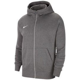 Nike Park 20 Fleece Kapuzenjacke Kinder charcoal heathr/white M 137-147 cm