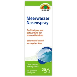 Sunlife SUNLIFE® Meerwasser Nasenspray 20 ml Spray