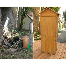 MuCoLa Geräteschrank 0,49 x 0,79 x 1,9 m natur
