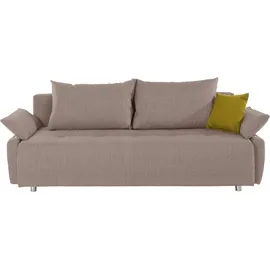Collection AB Schlafcouch Kunstleder 2-Sitzer Braun