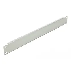 Delock Network Cabinet Blind Cover - Rack-Blindabdeckungsplatte - Grau - 1U - 48