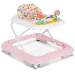 Moni Lauflernhilfe Bravy mit Spielcenter, klappbar, Spielbrett, Musik, Stopper rosa