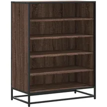 vidaXL Schuhschrank Eiche 75 x 97,5 x 38 cm braun