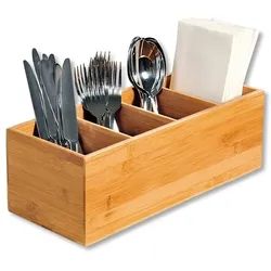 KESPER Besteckkasten, Bambus, FSC 35x14x12cm, natur