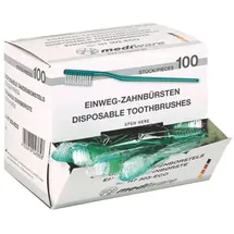 mediware Einmal-Zahnbürste grün 100 St.