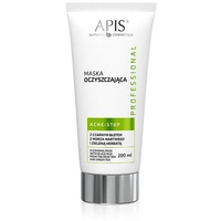 Apis Natural Cosmetics APIS Acne - Stop, Reinigende Maske mit schwarzem Schlamm aus dem Toten Meer und mit grünem Tee