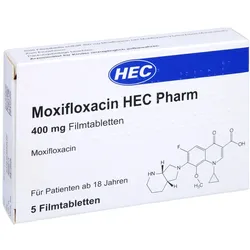 MOXIFLOXACIN HEC Pharm 400 mg Filmtabletten 5 St