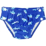 Playshoes Badehose Schwimmhose Badebekleidung Unisex Kinder,Hai Zum Knöpfen,74-80