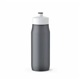 Emsa Squeeze Sport-Trinkflasche Anthrazit/Weiß 0,6 l