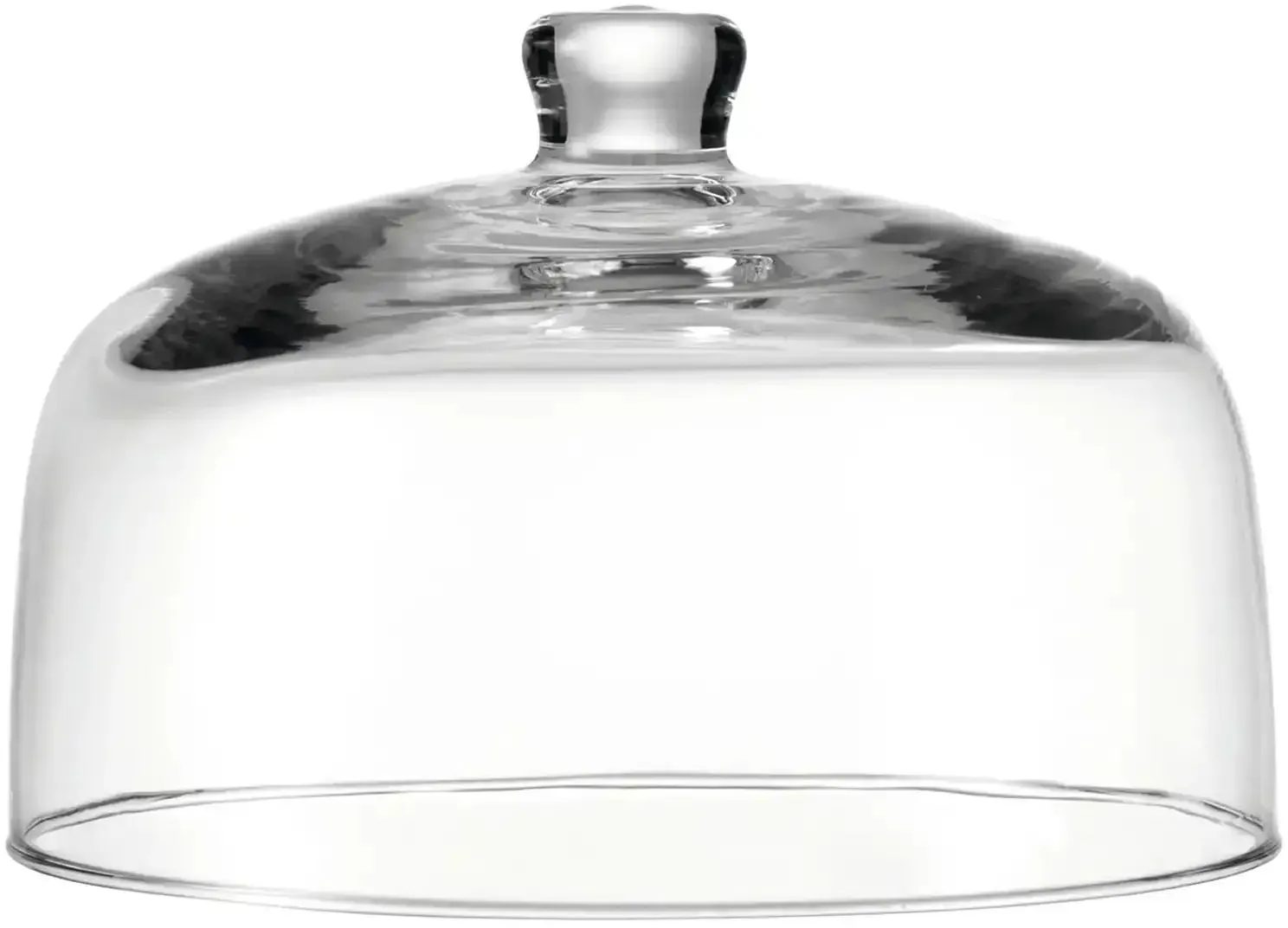 LEONARDO Glocke  Twenty 4 , transparent/klar , Glas , Maße (cm): H: 16  Ø: 25