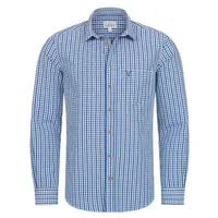 Nübler Trachtenhemd Trachtenhemd Langarm Harry in Blau von Nübler M