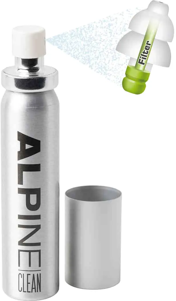Alpine MotoSafe Spray, Gehörschutz-Reiniger - Original