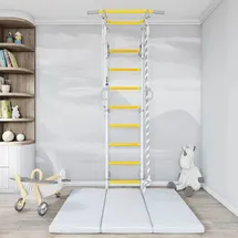JEFlex Sprossenwand ClimbMaxx M2 weiß-gelb - Weiß/Gelb