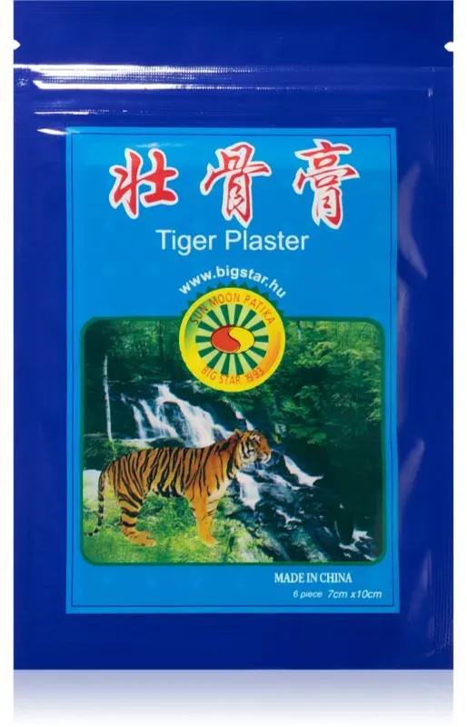 Tiger Tiger Oriental herbs Kräuterpflaster gegen Schmerzen, Entzündungen und Schwellungen 6 St.