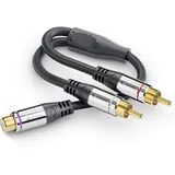 Sonero Sonero® Premium Subwoofer Adapter, Kabel 0,25m
