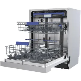 Homex DWSI601442A Geschirrspüler (teilintegrierbar, 598 mm, Silber)