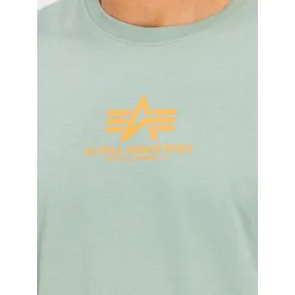 Alpha Industries Basic T frost grün XXL