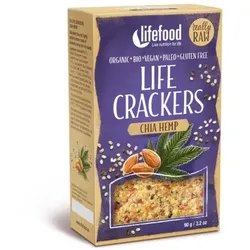 Lifefood Crackers Chia Hanf bio