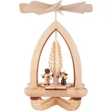 Heinz Lorenz Pyramiden Weihnachtspyramide 1-stöckige Pyramide Handelsleute - natur (28cm) von Heinz Lorenz Pyram