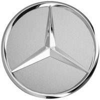 Mercedes-Benz Radnabenabdeckung Stern erhaben titansilber