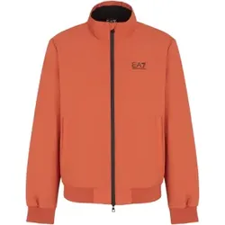 EA7 für Herren. 7M000424_AF13569 Orangefarbene Bomberjacke (XXS), Lässig, Polyester, Nachhaltig, Recyceltes Nylon