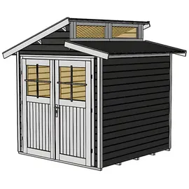 Weka Gartenhaus 226 2,05 x 2,09 m anthrazit