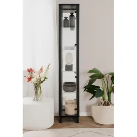 Finori Vitrine, schwarz B/H/T: ca. 33x189x33 cm - schwarz